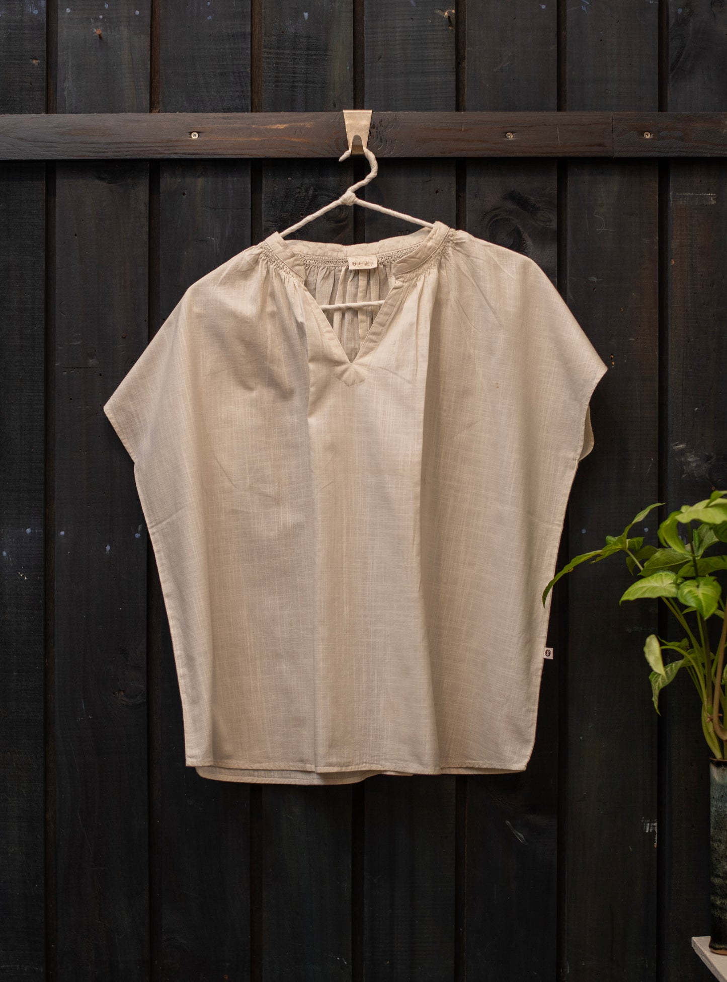 Ruchi Top : Slub CREAM