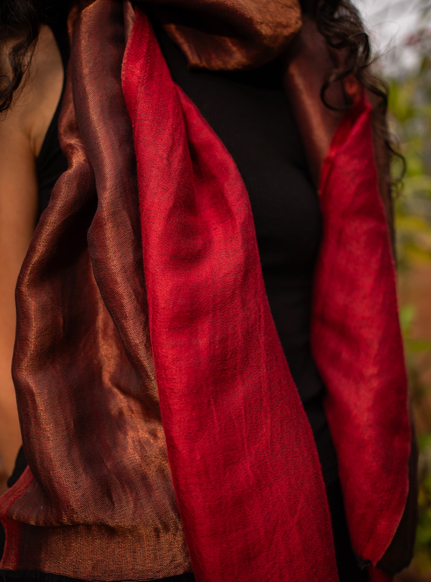 Soft Wool : Stole Zari