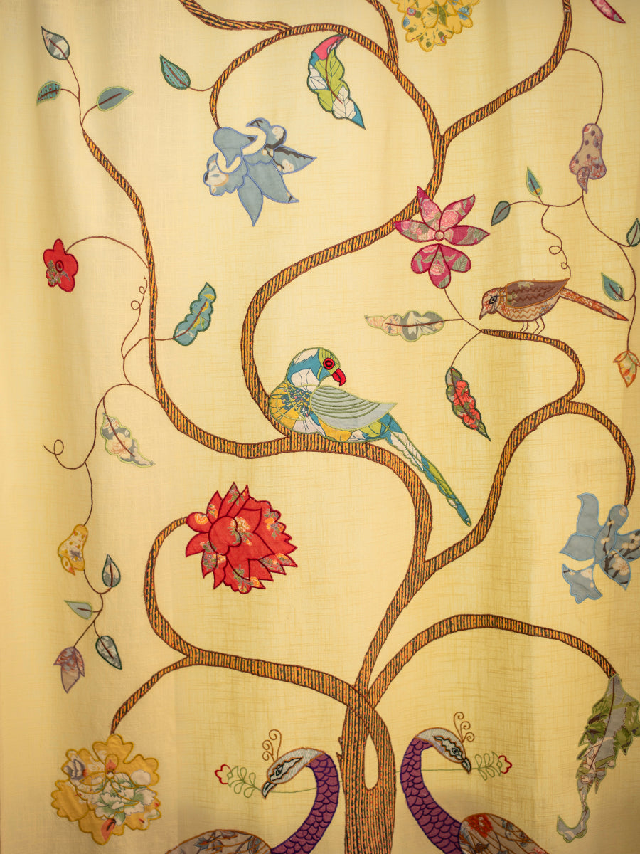 Printed TOL Curtain : Slub LIME