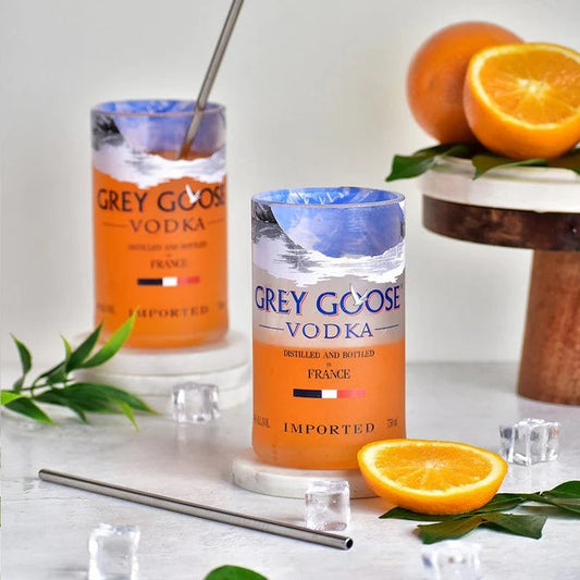 Upcycle Glass : Grey Goose Std Pack of 4