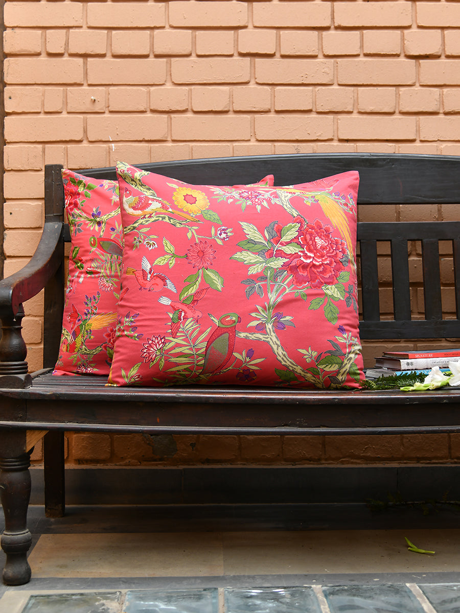 Cushion Cover : Bird Coral