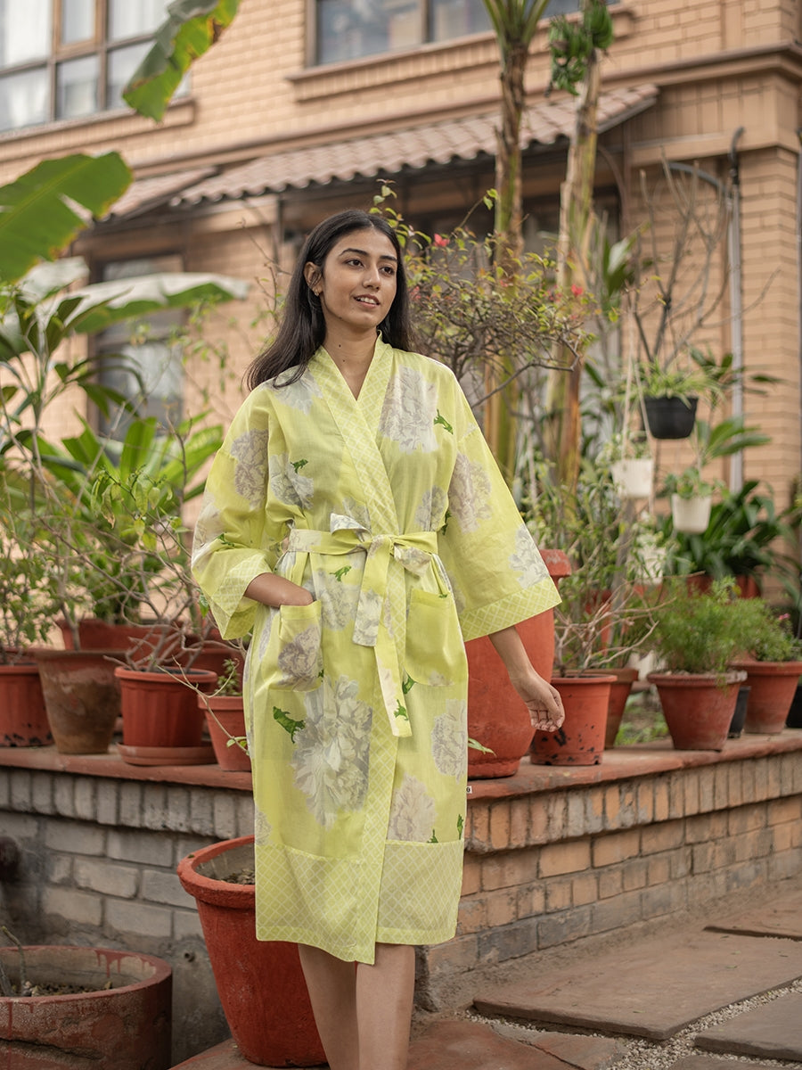 Kimono : Carnation Lime