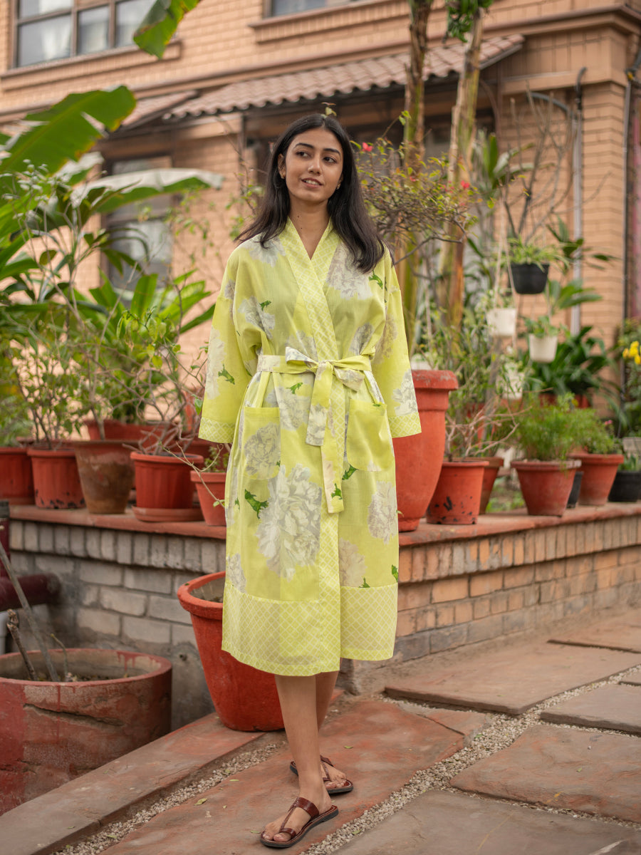 Kimono : Carnation Lime