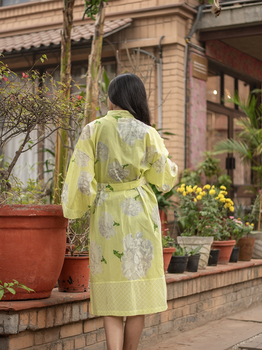 Kimono : Carnation Lime