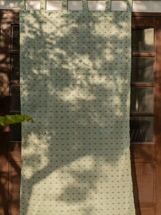 Voile Curtain : Chanderi Mint