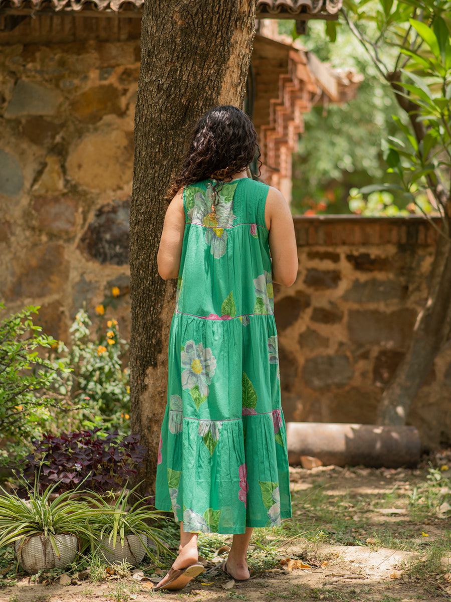 Cove Dress : Madrid Green