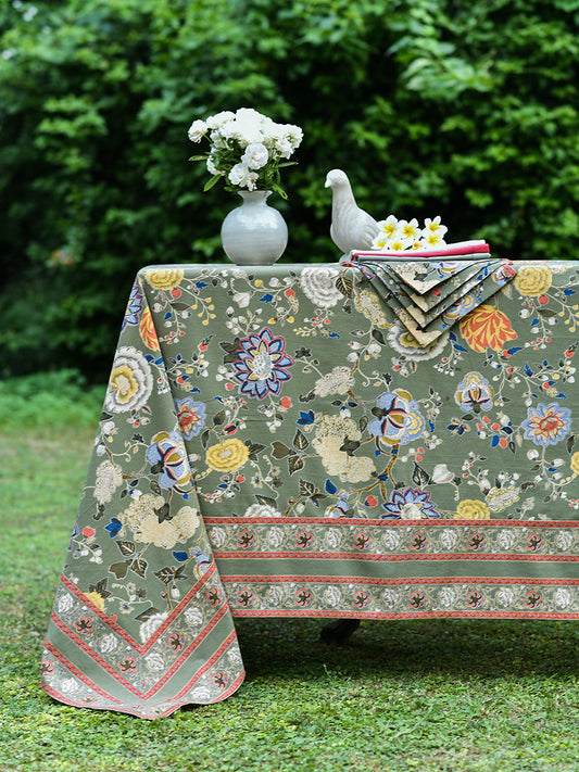 Table Cloth : Malabar Olive