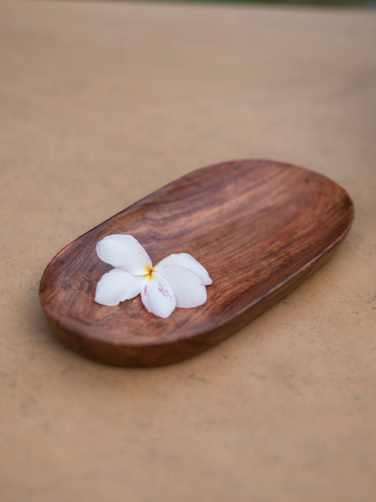 Wooden Snack Platter : Oval