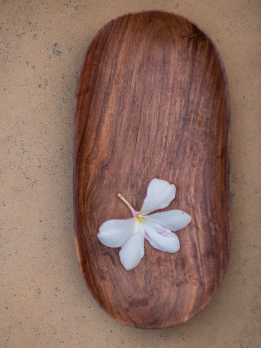 Wooden Snack Platter : Oval