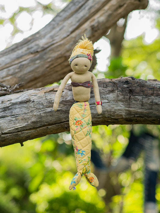 Handcrafted Cotton Doll : Mermaid