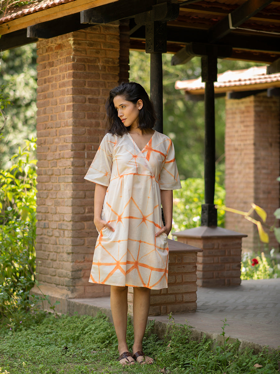 Sundowner Dress : Rays Orange