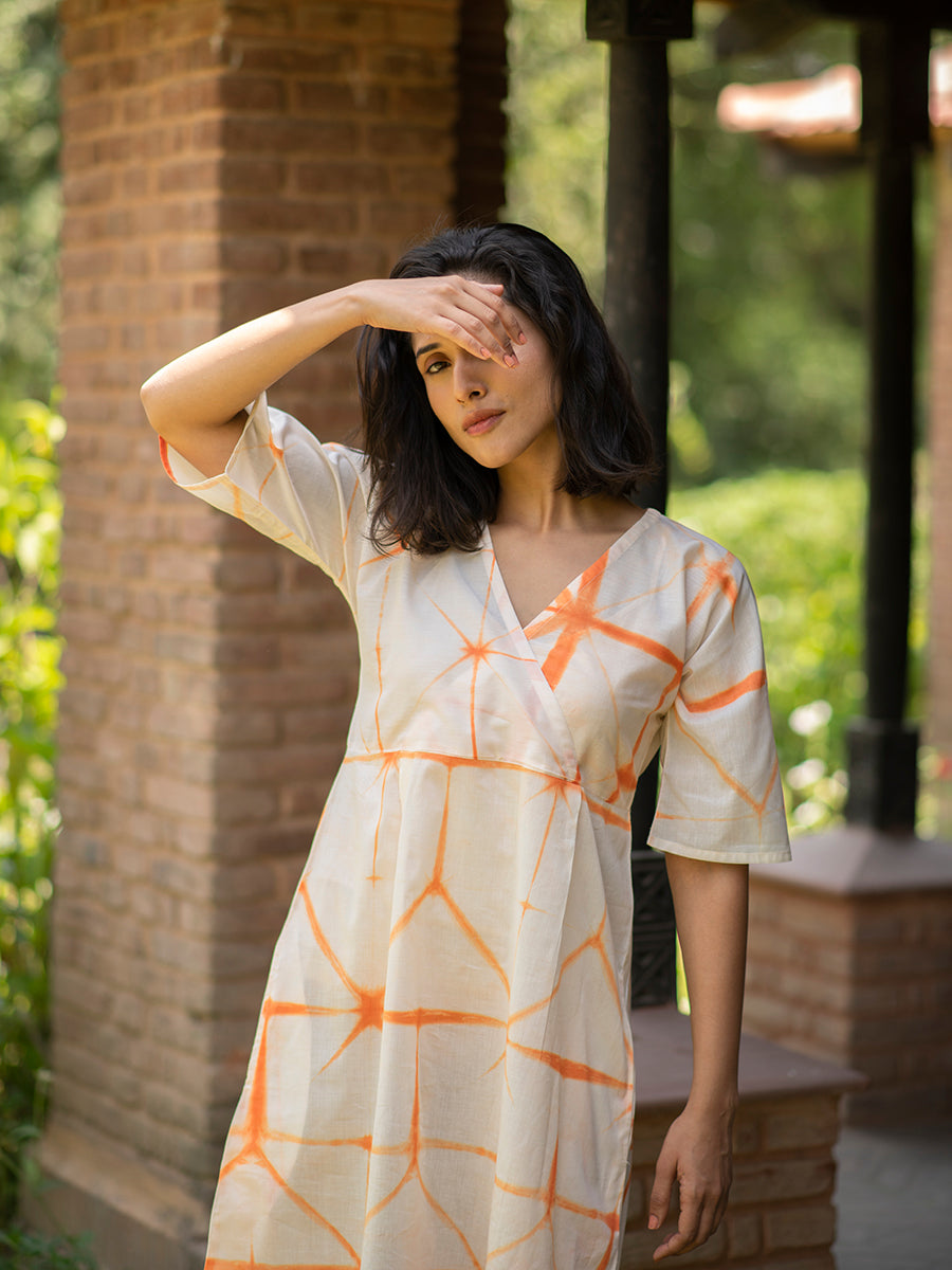 Sundowner Dress : Rays Orange