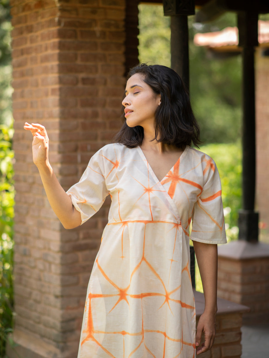 Sundowner Dress : Rays Orange