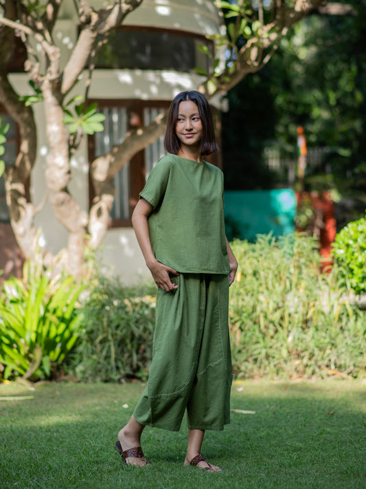 Square Top : Nisha Olive