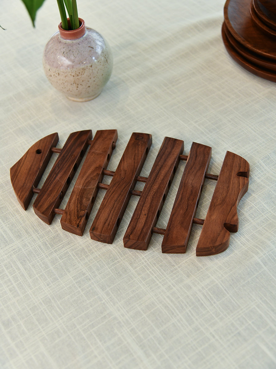 Wooden Snack Platter : Oval