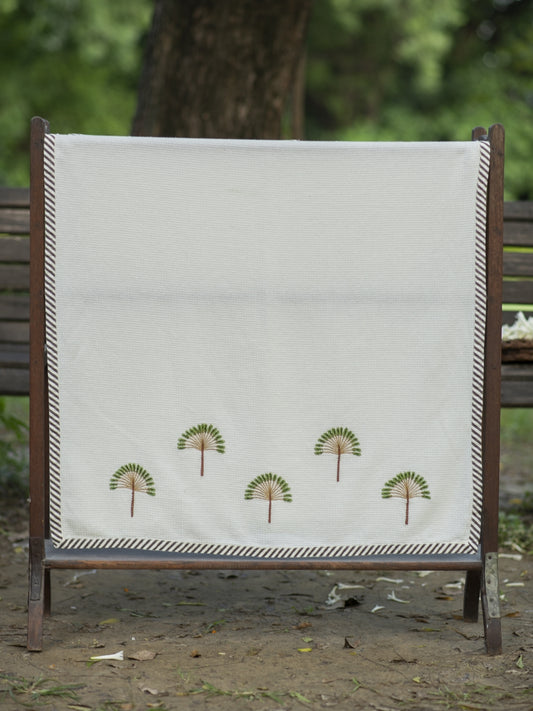 Embroidered Bath Towel : Banana Country