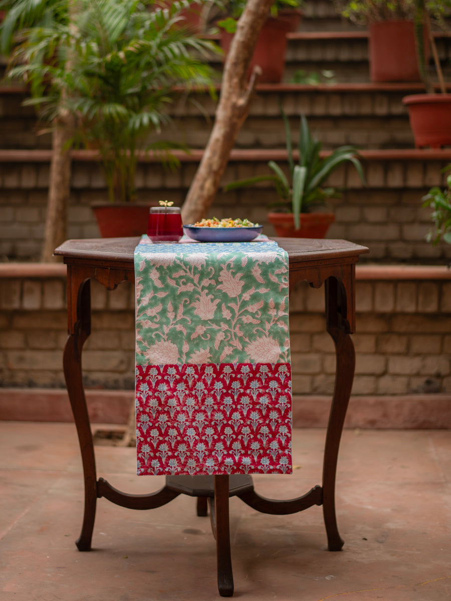 Block Printed Table Runner : Mix n Match