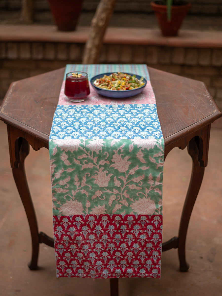 Block Printed Table Runner : Mix n Match