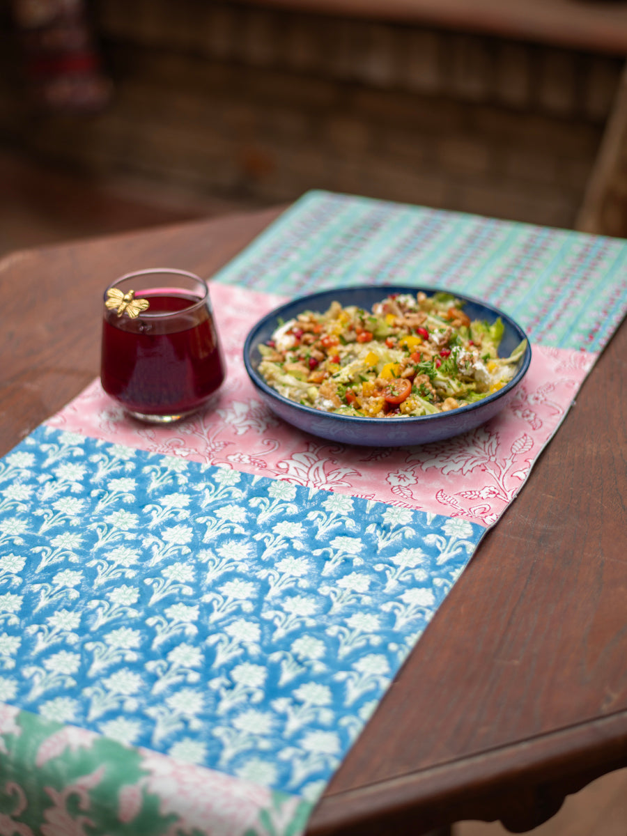 Block Printed Table Runner : Mix n Match