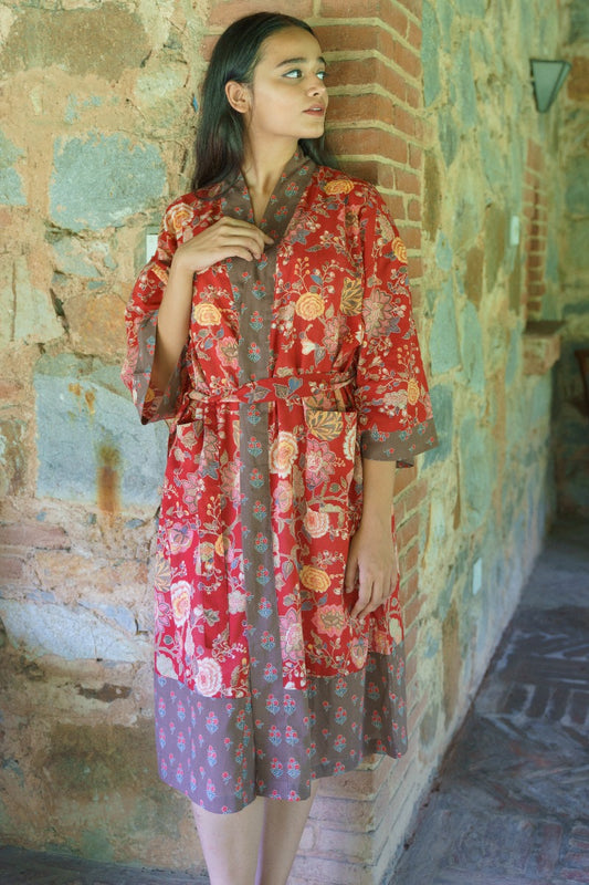 Kimono : Malabar Red