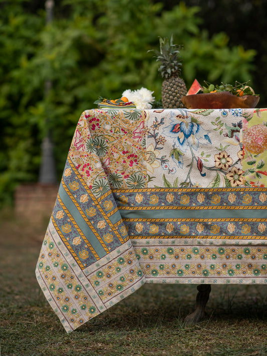 Table Cloth : Sunset Floral Patchwork