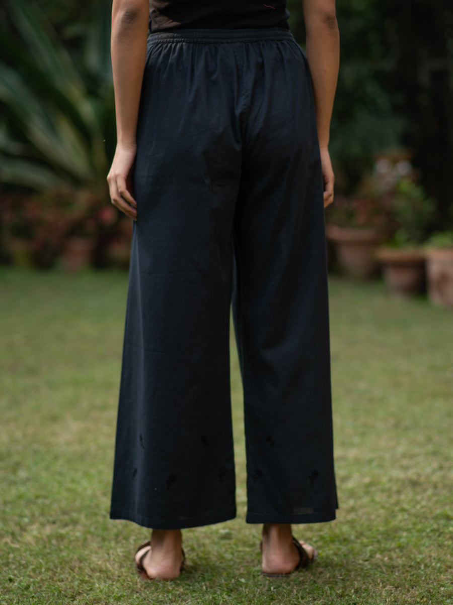 Kaarigiri Palazzo Pant : Black